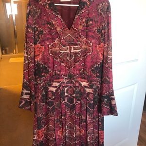 Tory Burch Drop waist long sleeve dress